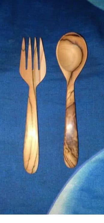 Cutlery wooden spoon set